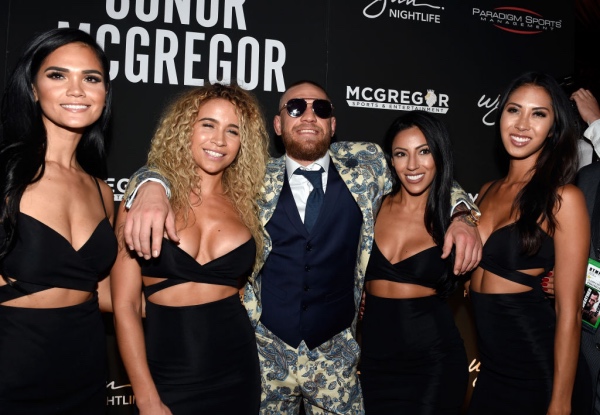 Conor McGregor After-Fight Party And Wynn Nightlife Residency Debut, Encore Beach Club At Night In Wynn Las Vegas