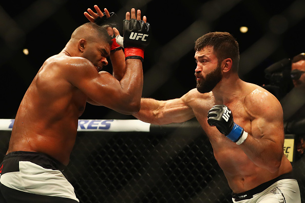 during the UFC Fight Night 87 at Ahoy on May 8, 2016 in Rotterdam, Netherlands.