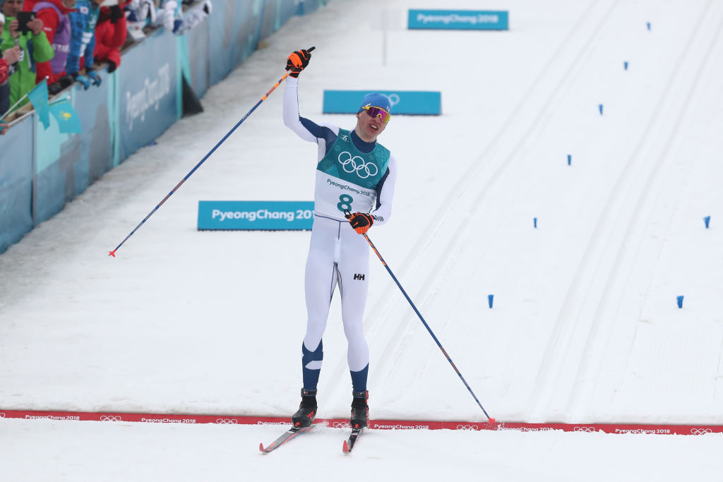 getty_ Iivo Niskanen 50 kilometrin maalissa Pyeongchangissa