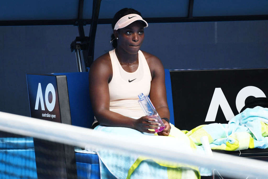 getty_ Sloane Stephens Australian open 2018