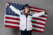 Team  USA Flag Bearer Portrait Session