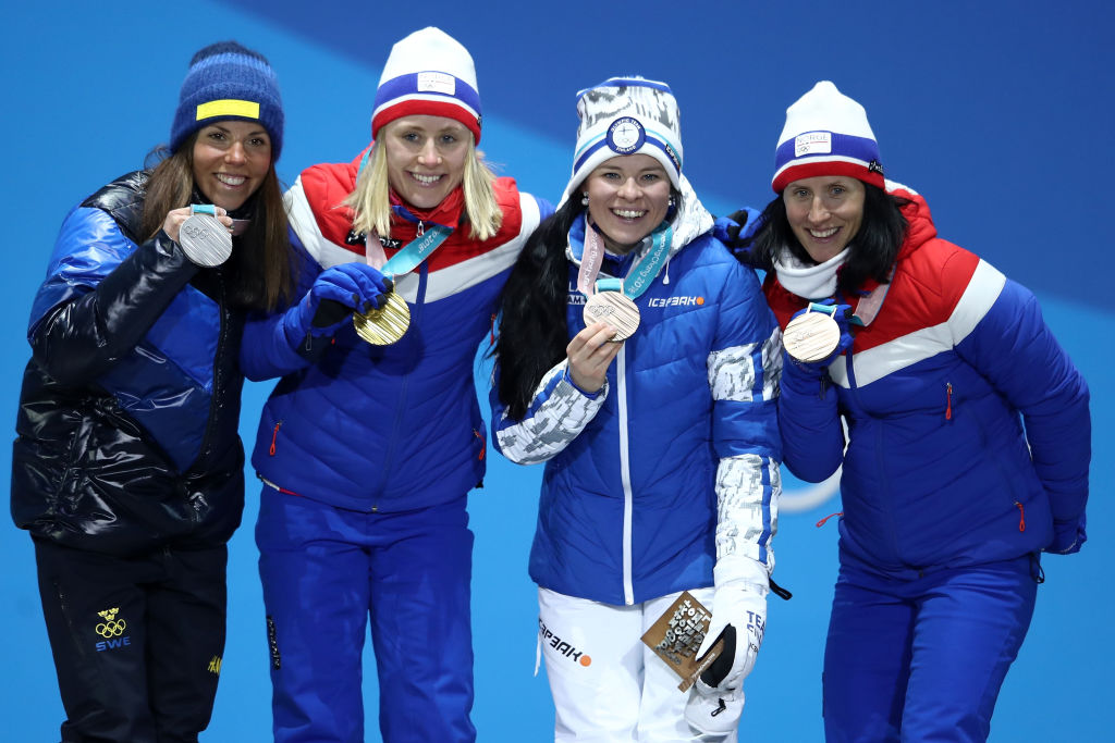 Medal Ceremony – Winter Olympics Day 6