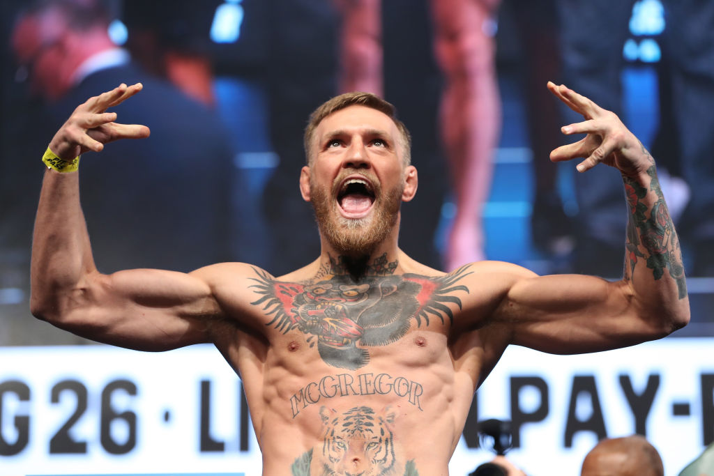 Floyd Mayweather Jr. v Conor McGregor – Weigh-in