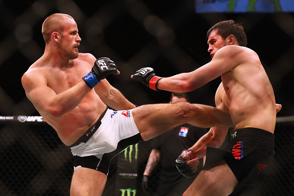 during the UFC Fight Night 87 at Ahoy on May 8, 2016 in Rotterdam, Netherlands.