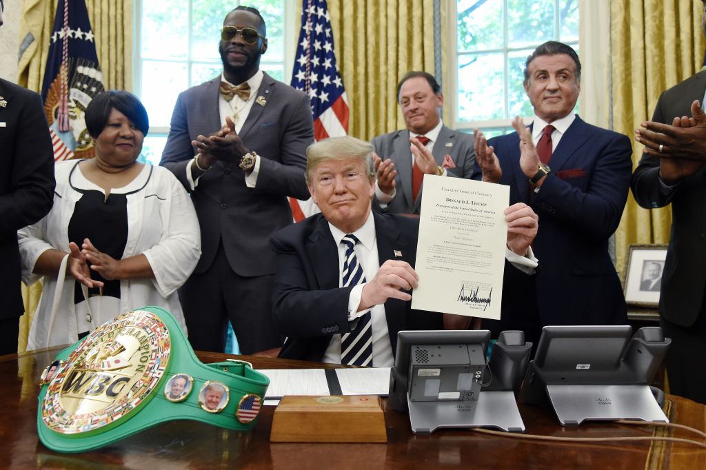 President Trump Grants Posthumous Pardon To Former Heavyweight Champion Jack Johnson
