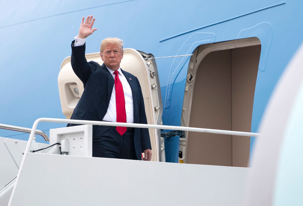 President Trump Heads To Texas