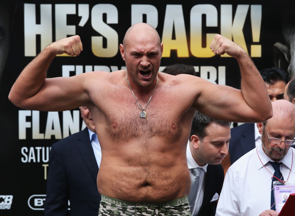 Tyson Fury & Sefer Seferi Weigh-in