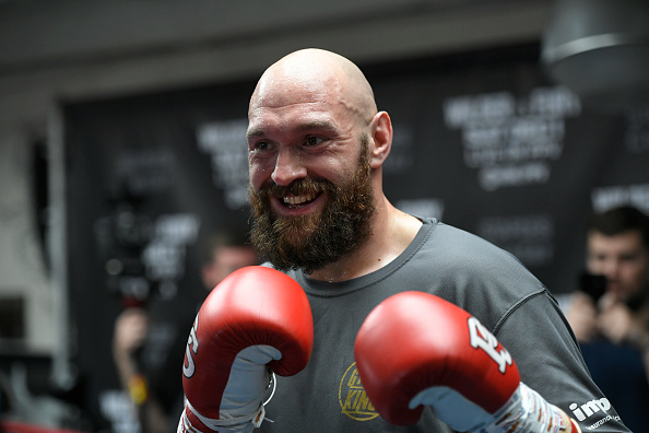 Tyson Fury Media Workout