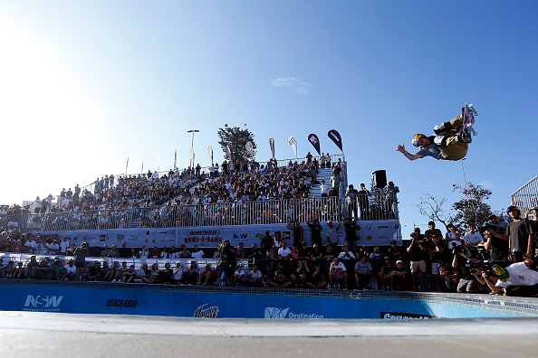Australian Skateboarders Compete At Bowl-A-Rama