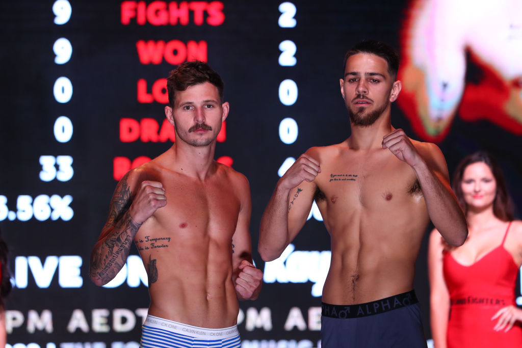 Jai Opetaia v Ben Kelleher Weigh In